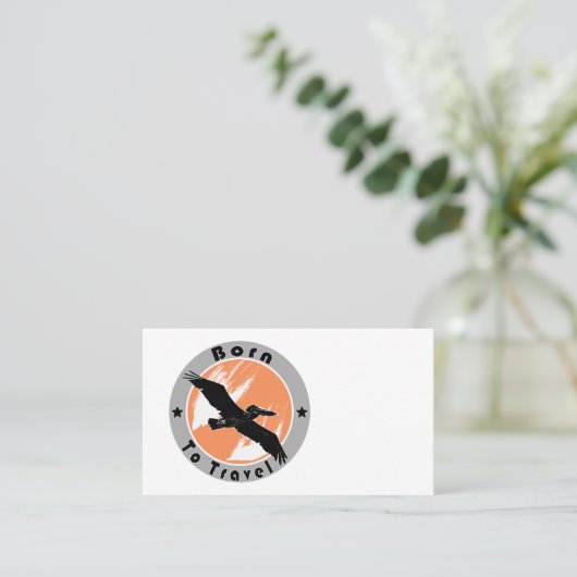 Geboren in een visitekaartje (Staand voorkant)