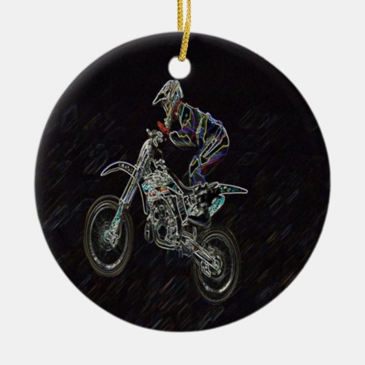 Geboren in Fly Keramisch Ornament (Voorkant)