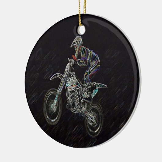 Geboren in Fly Keramisch Ornament (Links)