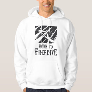 Geboren in Freedive Freediving Apnoe Fans Freedive Hoodie