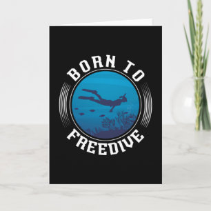 Geboren in Freedive SpearFishing Freediver Freediv Kaart