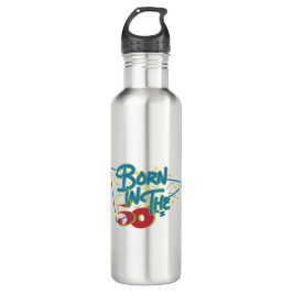 Geboren in Fun Age Graphic 50 jaar Waterfles