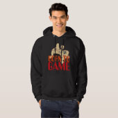 Geboren in Game Hoodie (Voorkant volledig)