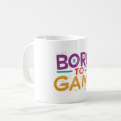 Geboren in Game Koffiemok (Voorkant links)