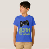 Geboren in Game T-shirt (Voorkant volledig)
