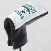 Geboren in Golf gedwongen te werken Golfheadcover (3/4 voorkant)