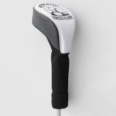 Geboren in Golf gedwongen te werken Golfheadcover (Schuin)