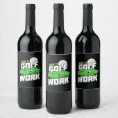 Geboren in Golf gedwongen te werken Wijn Etiket (Flessen)