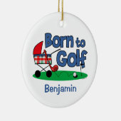 Geboren in Golf Keepomwille Ornament (Rechts)