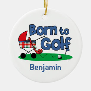 Geboren in Golf Keepomwille Ornament