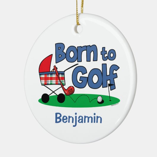 Geboren in Golf Keepomwille Ornament (Links)