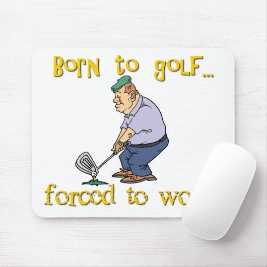 Geboren in Golf Muismat (Met muis)