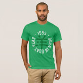 Geboren in Green Wood Ram Year 1955 2015 Mannen Gr T-shirt (Voorkant volledig)