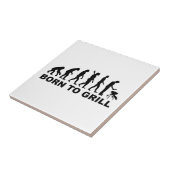 Geboren in Grill Evolution Tegeltje (Zijkant)