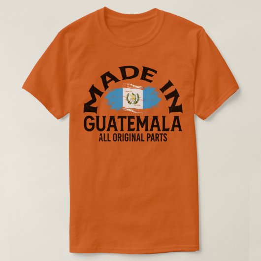 Geboren in Guatemala T-shirt (Design voorkant)