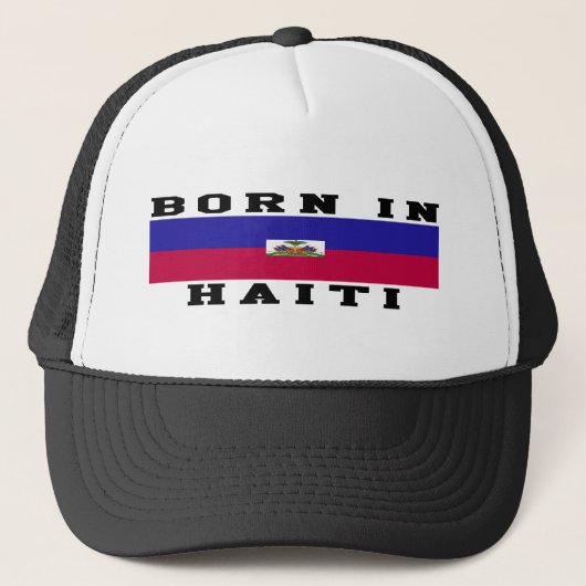 Geboren in Haïti Trucker Pet (Voorkant)