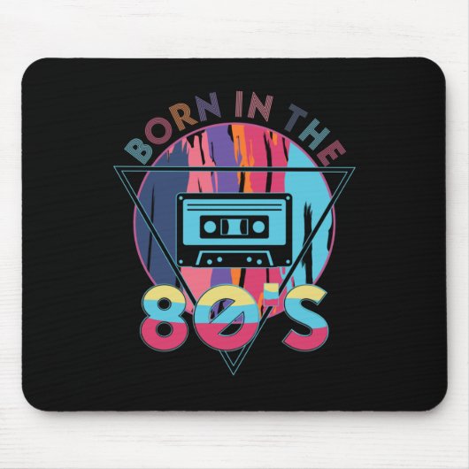 Geboren in het  Cassettebandje van de 80 Muismat (Voorkant)