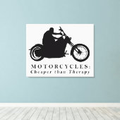 Geboren in het grafische afdrukontwerp van Ride Canvas Afdruk (Insitu (Houten vloer))