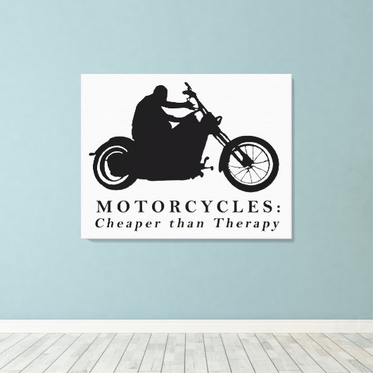 Geboren in het grafische afdrukontwerp van Ride Canvas Afdruk (Insitu (Houten vloer))