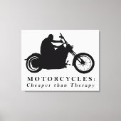 Geboren in het grafische afdrukontwerp van Ride Canvas Afdruk (Voorkant)