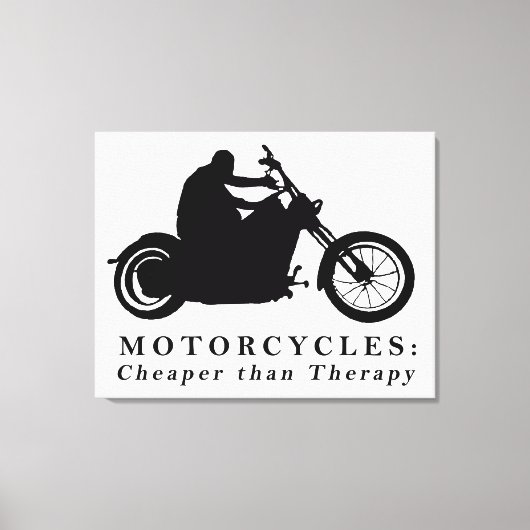 Geboren in het grafische afdrukontwerp van Ride Canvas Afdruk (Voorkant)