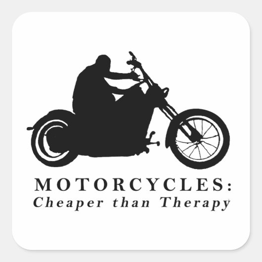 Geboren in het grafische afdrukontwerp van Ride Vierkante Sticker (Voorkant)