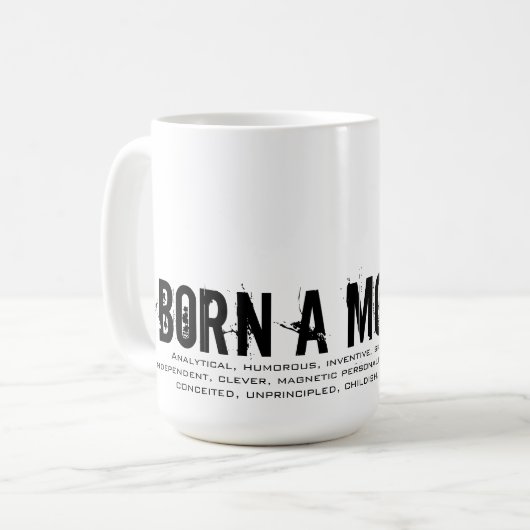 Geboren in het Jaar van de aap Koffiemok (Voorkant links)