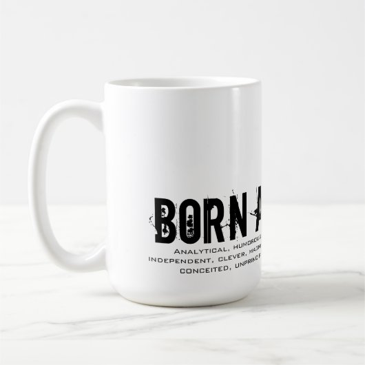 Geboren in het Jaar van de aap Koffiemok (Links)