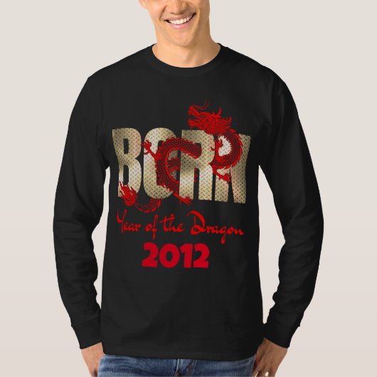 Geboren in het jaar van de Draak 2024, 2012, 2000, T-shirt (Voorkant)