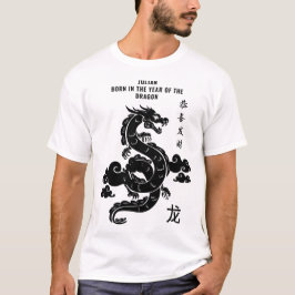 Geboren in het jaar van de draak Chinese dierenrie T-shirt