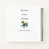 Geboren in het jaar van de Dragon Baby Dagboek Notitieboek (Achterkant)