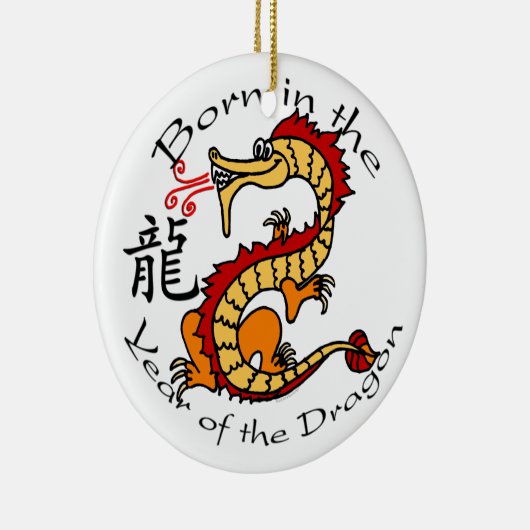 Geboren in het Jaar van de Dragon Ornament (Rechts)