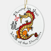 Geboren in het Jaar van de Dragon Ornament (Links)