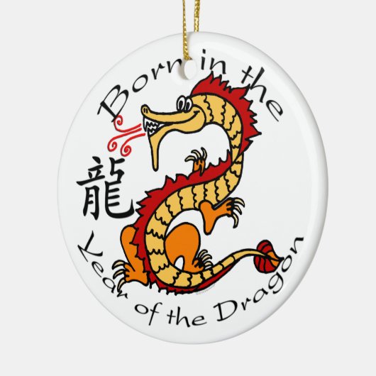 Geboren in het Jaar van de Dragon Ornament (Links)