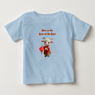 Geboren in het jaar van de geit Baby T-shirt