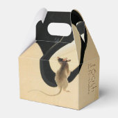 Geboren in het jaar van de rat Chinese Zodiac Dank Bedankdoosjes (Achterkant)