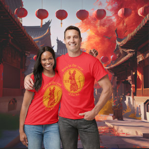Geboren in het jaar van de rat - Chinese Zodiac T-shirt