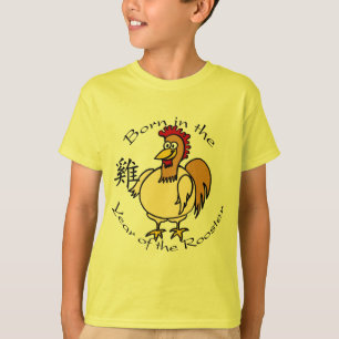 Geboren in het Jaar van de Rooster (Chinees) T-shirt
