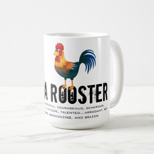 Geboren in het Jaar van de Rooster Koffiemok (Voorkant rechts)