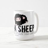 Geboren in het jaar van de schapen koffiemok (Voorkant rechts)