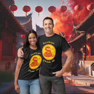 Geboren in het jaar van de Slang Chinees Nieuwjaar T-shirt