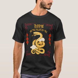 Geboren in het jaar van de slang t-shirt