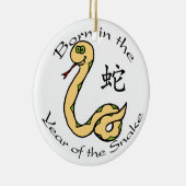 Geboren in het Jaar van de Snake Ornament (Chinees (Rechts)