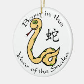Geboren in het Jaar van de Snake Ornament (Chinees (Links)