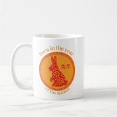 Geboren in het jaar van het konijn - Chinese Zodia Koffiemok (Links)