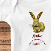 Geboren in het jaar van Rabbit 2023 New Baby Romper