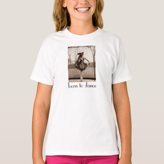 Geboren in het shirt van Dance Girl (Voorkant)