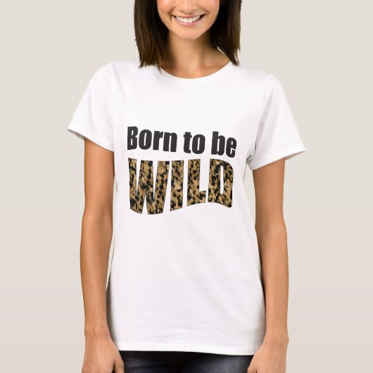 Geboren in het WILD T-shirt (Voorkant)