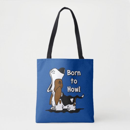 Geboren in howl tote bag (Voorkant)