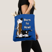 Geboren in howl tote bag (Dichtbij)
